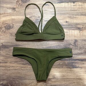 Hurley Deep Green Bikini Set